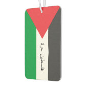 Palestijnse vlag Vrij Palestina Luchtverfrisser (Links)