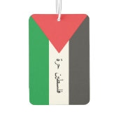 Palestijnse vlag Vrij Palestina Luchtverfrisser (Achterkant)