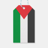 Palestijnse vlag Vrij Palestina op maat Cadeaulabel (Achterkant)