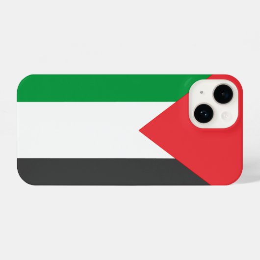 Palestijnse vlag Vrij Palestina op maat iPhone Hoesje (Achterkant horizontaal)