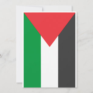 Palestijnse vlag Vrij Palestina op maat Kaart