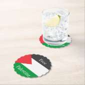 Palestijnse vlag Vrij Palestina op maat Kartonnen Onderzetters (Insitu)
