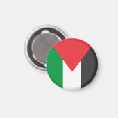 Palestijnse vlag Vrij Palestina op maat Magneet (Voorkant / Achterkant)