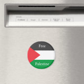 Palestijnse vlag Vrij Palestina op maat Magneet (Insitu (Vaatwasser))
