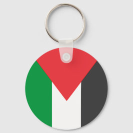 Palestijnse vlag Vrij Palestina op maat Sleutelhanger