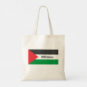 Palestijnse vlag Vrij Palestina op maat Tote Bag (Achterkant)