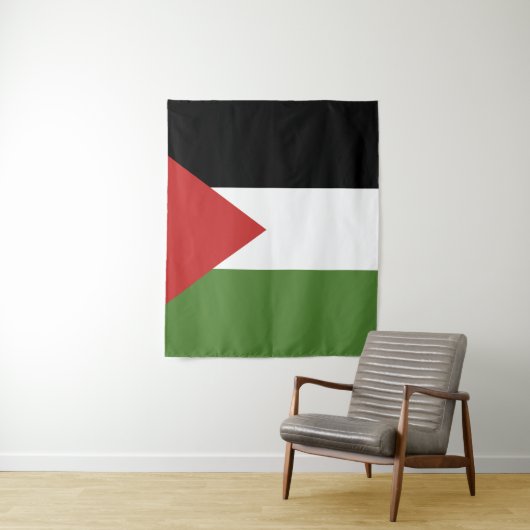 Palestijnse vlag wandkleed (In situ)
