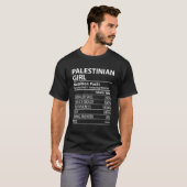 Palestijnse Voeding Feiten Palestina T-shirt (Voorkant volledig)