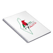 Palestijnse vogelvogelkaart notitieboek (Rechterzijde)