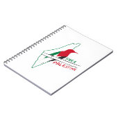 Palestijnse vogelvogelkaart notitieboek (Linkerzijde)