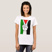Palestijnse vredesvlag t-shirt (Voorkant volledig)