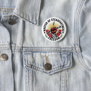 Palestijnse Vrijheid Meester van de Standvastighei Ronde Button 5,7 Cm