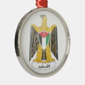 Palestijnse wapenstilstand metalen ornament (Rechts)