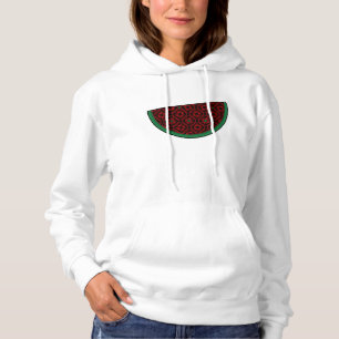 Palestijnse watermeloen Borduurwerk rode tatreez Hoodie