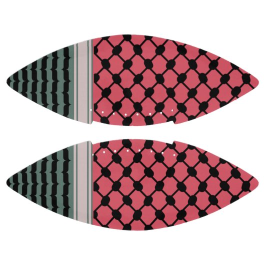 Palestijnse watermeloen Hatta Keffiyeh Kufiya Folk American Football (Panelen)