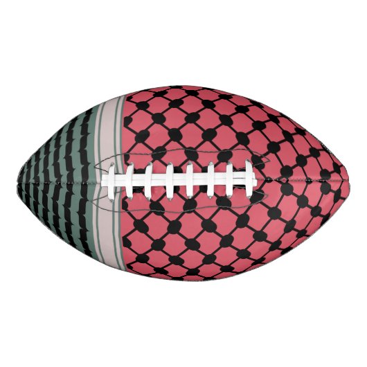 Palestijnse watermeloen Hatta Keffiyeh Kufiya Folk American Football (Voorkant)