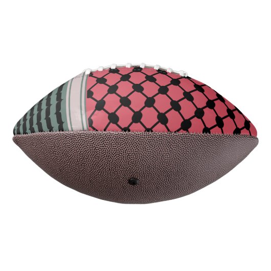 Palestijnse watermeloen Hatta Keffiyeh Kufiya Folk American Football (Gedraaid 270)