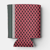 Palestijnse watermeloen Hatta Keffiyeh Kufiya Folk Blikjeskoeler (Achterkant)