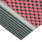 Palestijnse watermeloen Hatta Keffiyeh Kufiya Folk Korte Tafelloper (Hoek)