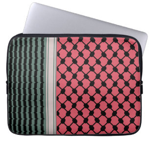 Palestijnse watermeloen Hatta Keffiyeh Kufiya Folk Laptop Sleeve