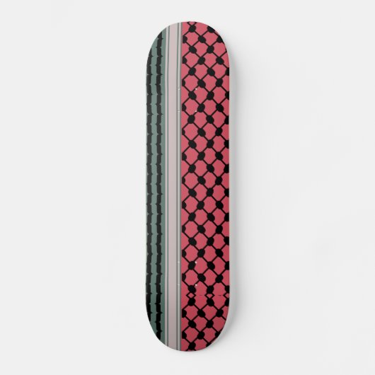 Palestijnse watermeloen Hatta Keffiyeh Kufiya Folk Persoonlijk Skateboard (Voorkant)
