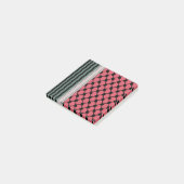 Palestijnse watermeloen Hatta Keffiyeh Kufiya Folk Post-it® Notes (Schuin)