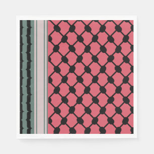 Palestijnse watermeloen Hatta Keffiyeh Kufiya Folk Servet