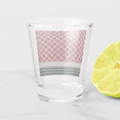 Palestijnse watermeloen Hatta Keffiyeh Kufiya Folk Shot Glas (Achterkant)