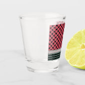 Palestijnse watermeloen Hatta Keffiyeh Kufiya Folk Shot Glas (Links)