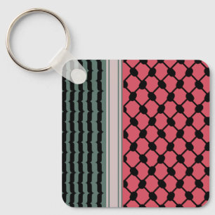Palestijnse watermeloen Hatta Keffiyeh Kufiya Folk Sleutelhanger