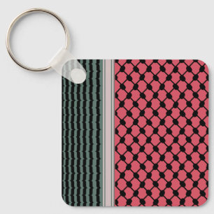 Palestijnse watermeloen Hatta Keffiyeh Kufiya Folk Sleutelhanger