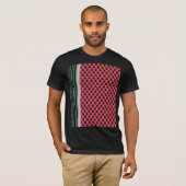 Palestijnse watermeloen Hatta Keffiyeh Kufiya Folk T-shirt (Voorkant volledig)