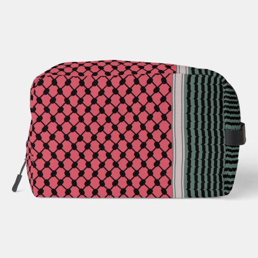 Palestijnse watermeloen Hatta Keffiyeh Kufiya Folk Toilettasje (Achterkant)