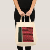 Palestijnse watermeloen Hatta Keffiyeh Kufiya Folk Tote Bag (Voorkant (product))