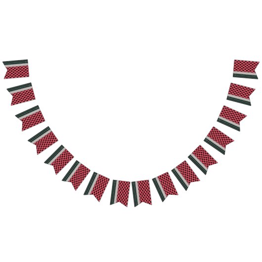 Palestijnse watermeloen Hatta Keffiyeh Kufiya Vlaggetjes (Alle)