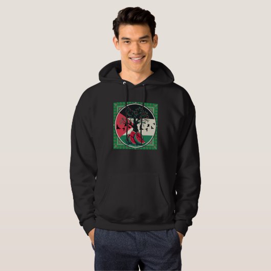 palestijnse watermeloen - Vrijheid voor Palestijne Hoodie (Voorkant volledig)