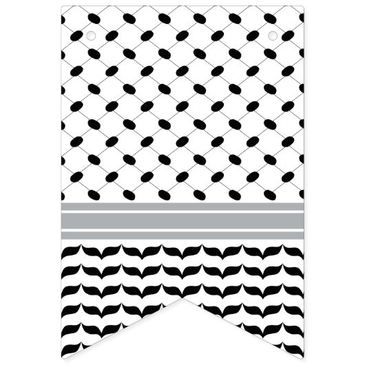 Palestijnse Zwart & Rood Keffiyeh Vlaggetjes (Tweede vlag)