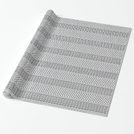 Palestijnse Zwart & Wit Keffiyeh Cadeaupapier