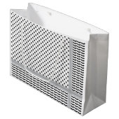 Palestijnse Zwart & Wit Keffiyeh Groot Cadeauzakje (Voorkant Gekanteld)