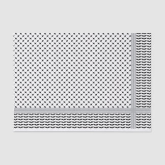 Palestijnse Zwart & Wit Keffiyeh Tissuepapier