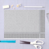 Palestijnse Zwart & Wit Keffiyeh Tissuepapier (Craft)