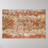 Palestina 15e eeuw Topografie van het Heilige Land Poster (Voorkant)