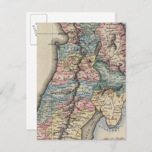 Palestina 2 briefkaart (Voorkant / Achterkant)