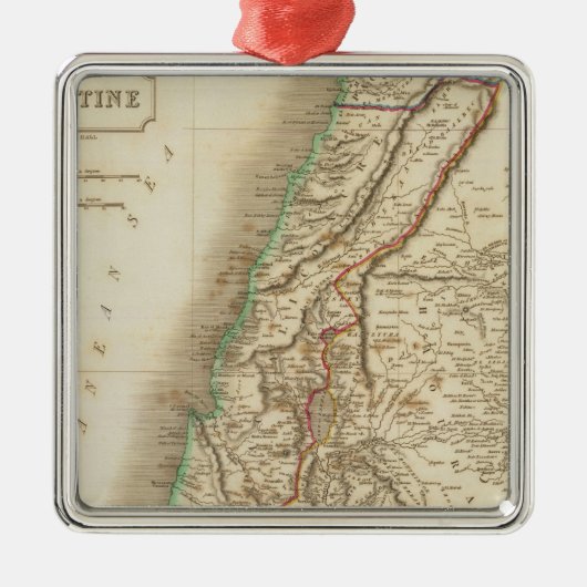 Palestina 2 metalen ornament (Voorkant)