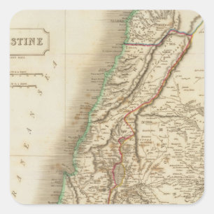 Palestina 2 vierkante sticker