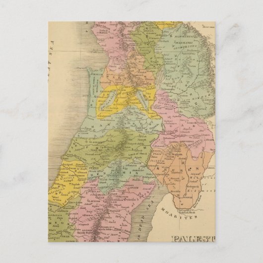 Palestina 3 briefkaart (Voorkant)