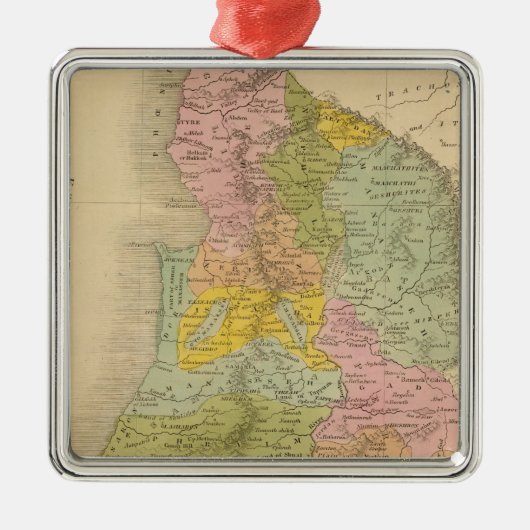 Palestina 3 metalen ornament (Voorkant)