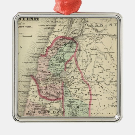 Palestina 4 metalen ornament (Voorkant)