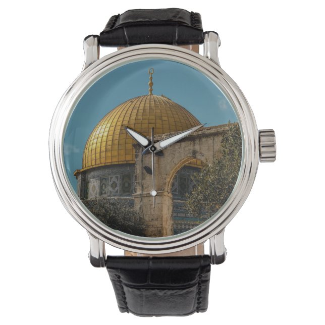 Palestina, Al-Aqsa-moskee Horloge (Voorkant)
