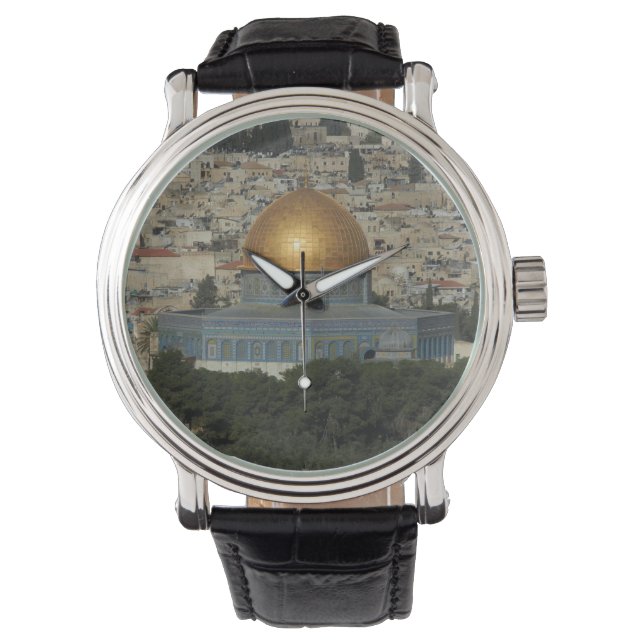 Palestina, Al-Aqsa-moskee Horloge (Voorkant)